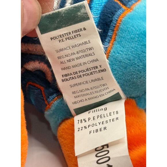 Wrestlemania XXVIII John Cena The Rock Beanie Bear 2012 Blue Orange - Picture 9 of 10